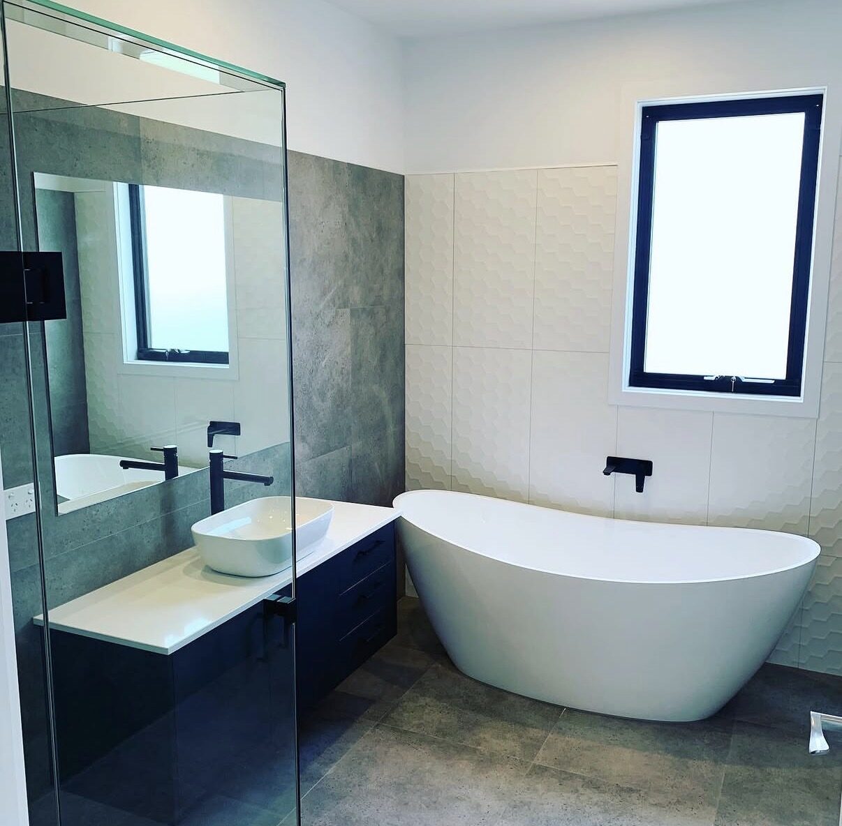 Bathroom renovation bath