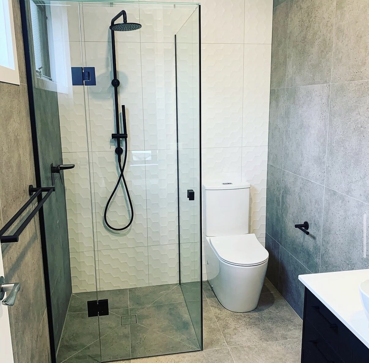 Bathroom renovation shower