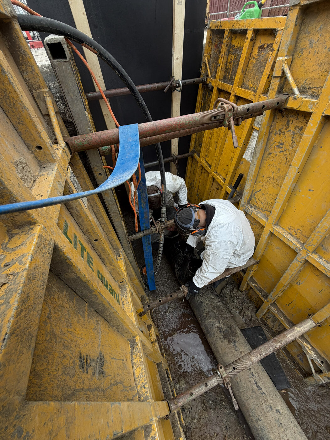 Civil trench works