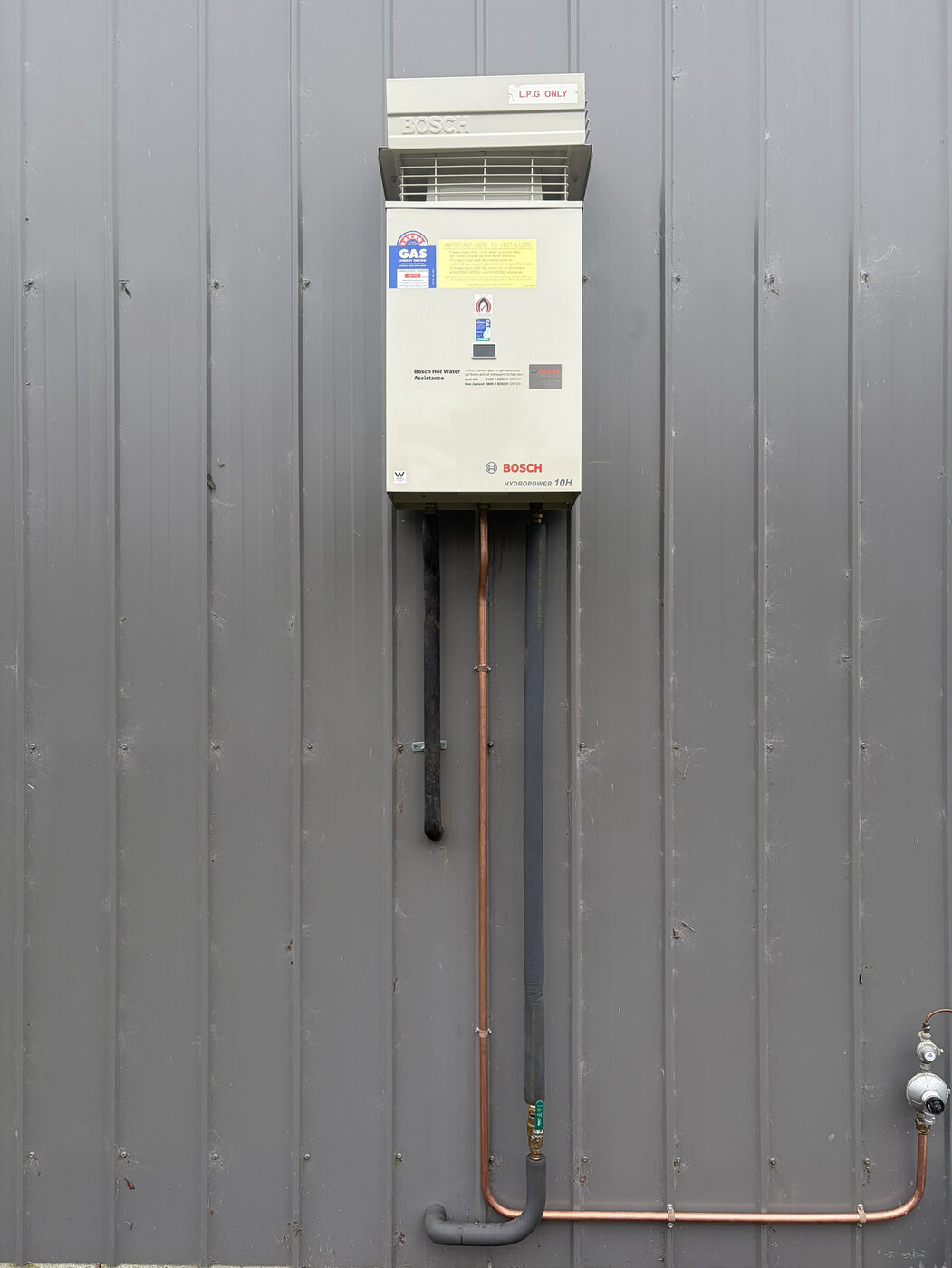 Instantaneous hot water